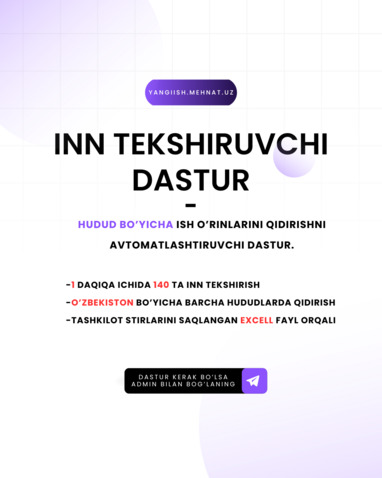Websayt, Telegram Bot, Skriptlar, Instagram botlar yaratish