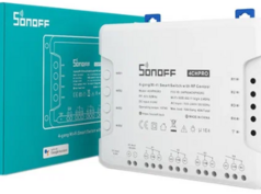 Новый четырех канальный wi-fi переключатель SONOFF 4CH PRO