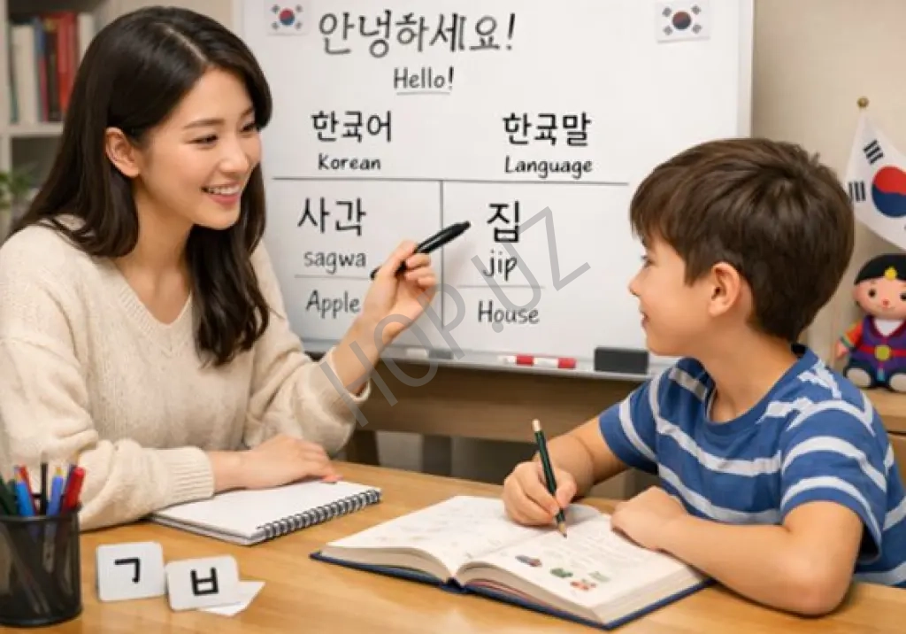 Разговорный корейский для детей и подростков (онлайн)