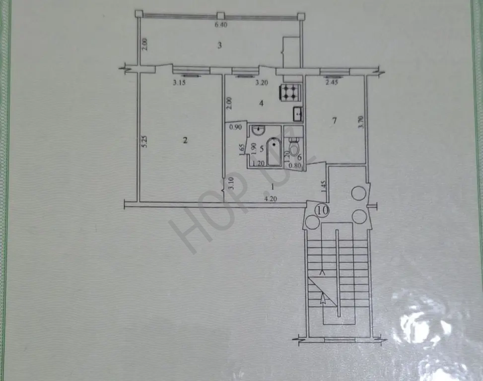 Продается квартира Ахмад Югнаки. 2/3/4 55м²