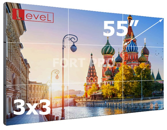 Видеостена LCD FP-3x3 