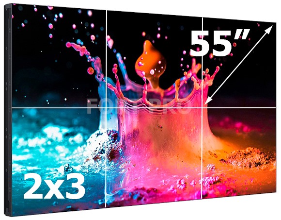Видеостена LCD FP-2x3 
