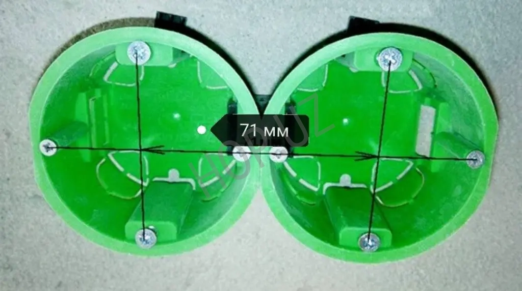 Лучшие подрозетники для монтажа в гипсокартон HEGEL огнестойкость 850°C. в Ташкенте
