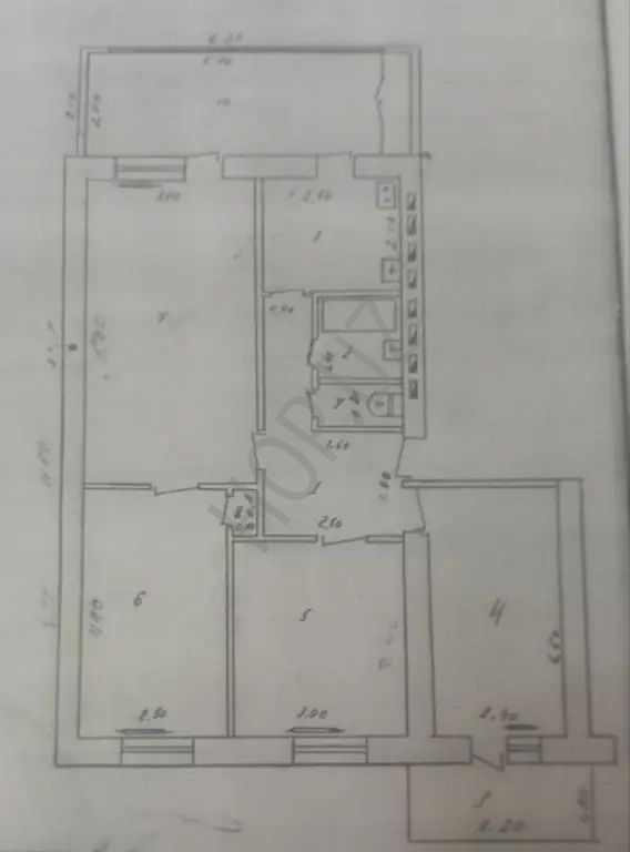Академ городок. Муминова 4/4/4 80м2
