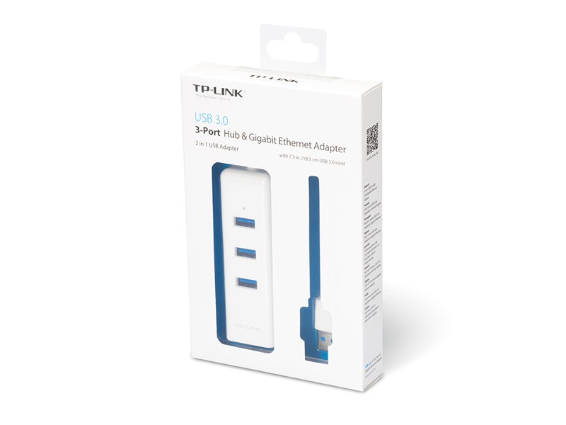 TP-Link UE330 Ethernet USB Гигабитный порт + hub 3 порта USB 3.0