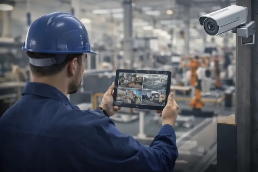 Установка Видеонаблюдения на производстве