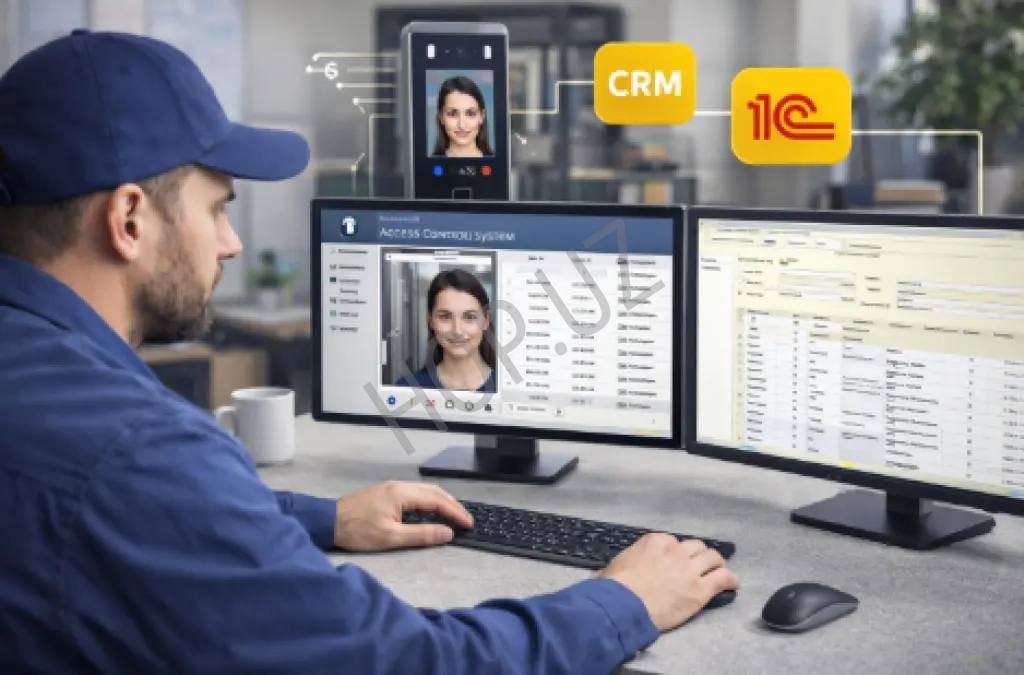 Интеграция СКУД, Face ID, CRM, 1C