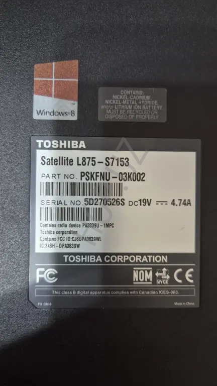 Продам ноутбук Toshiba