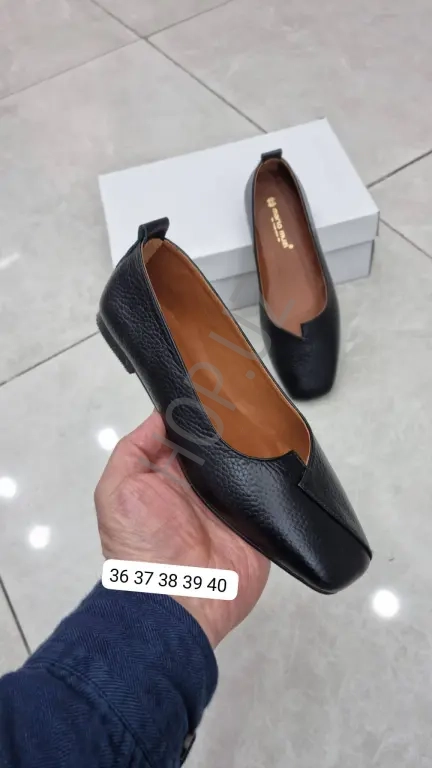 Балетки из натуральной кожи