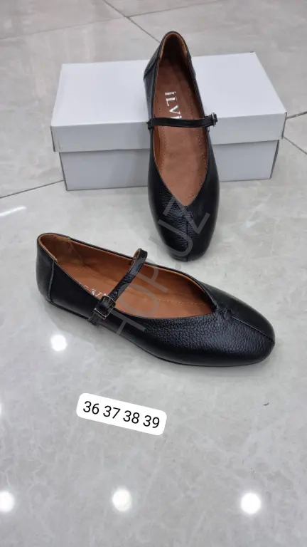 Балетки из натуральной кожи