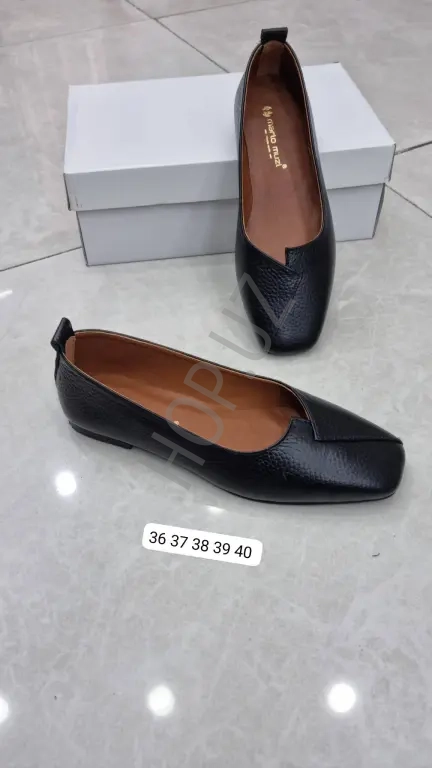 Балетки из натуральной кожи