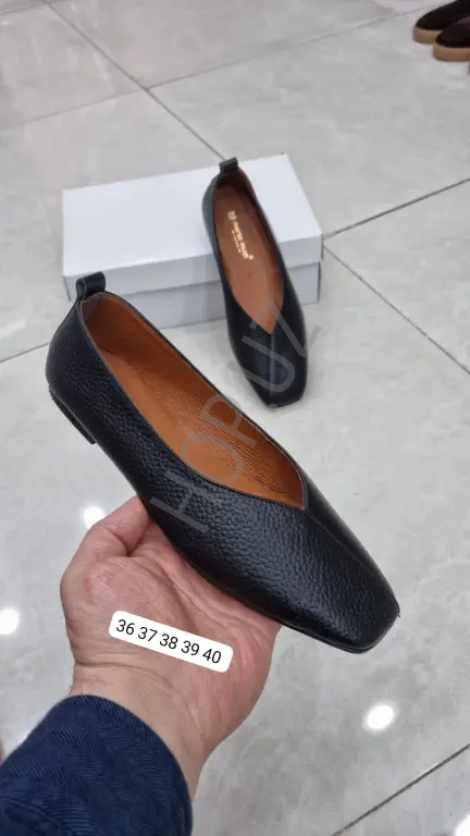 Балетки из натуральной кожи