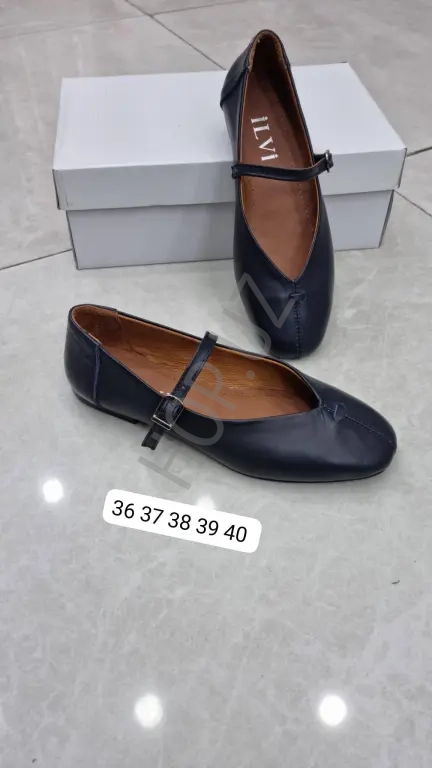 Балетки из натуральной кожи