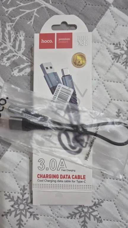 Короткий шнур для зарядки Hoco