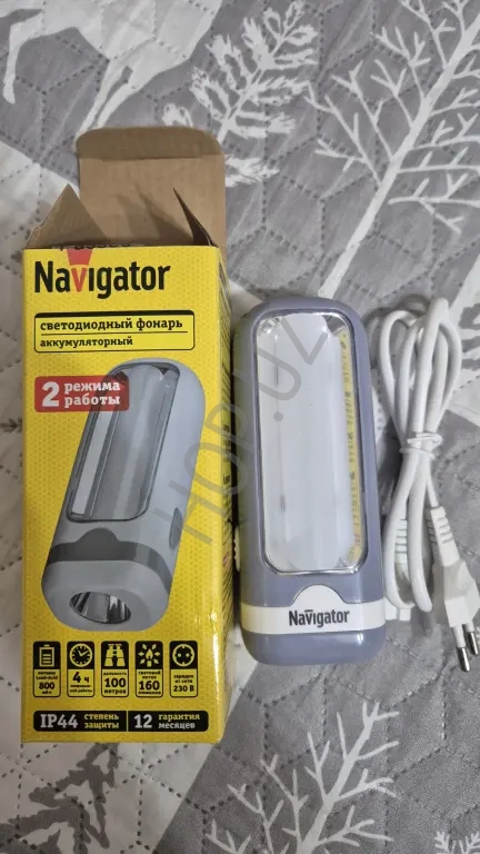 Фонарик с 2 лампами