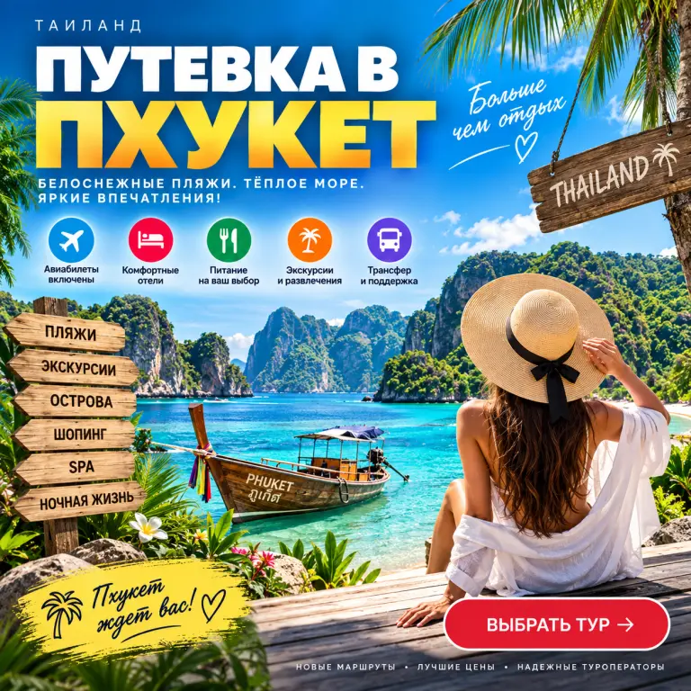 Путевка в Пхукет / Туры в Пхукет / Акация на поездку в Пхукет