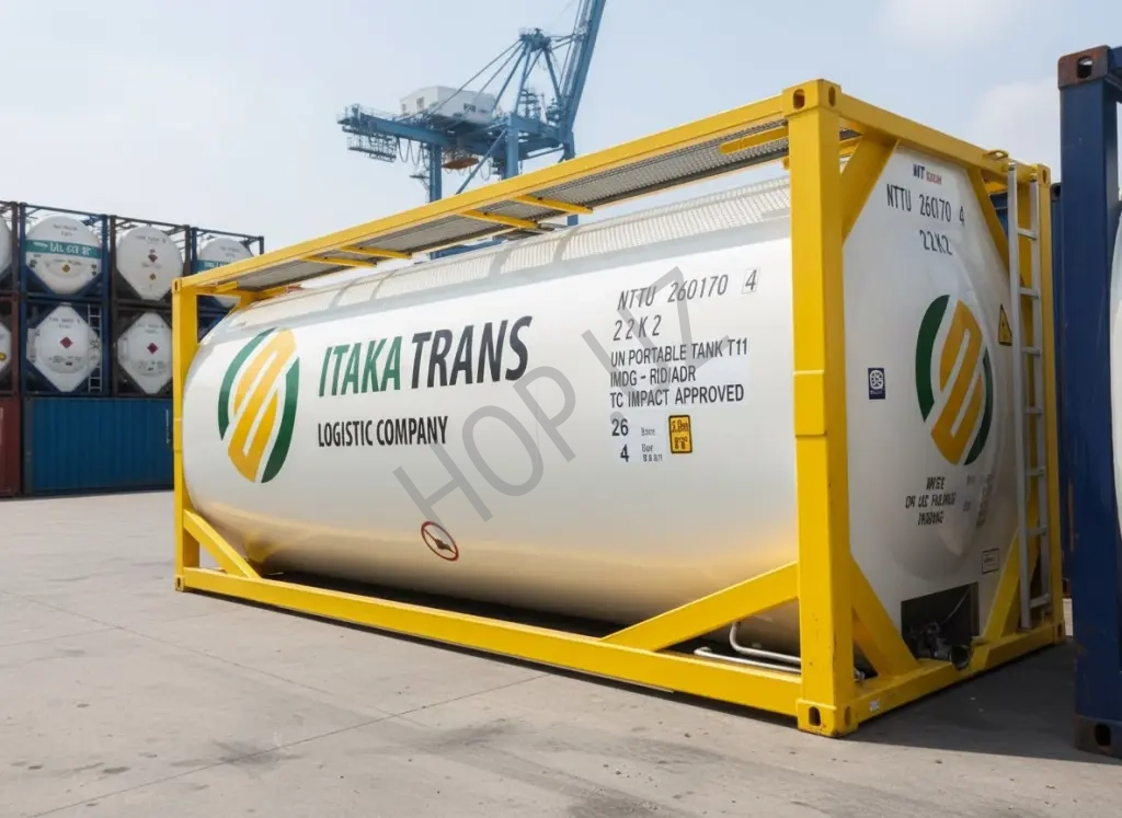 Танк контейнер с заводскими волнорезами