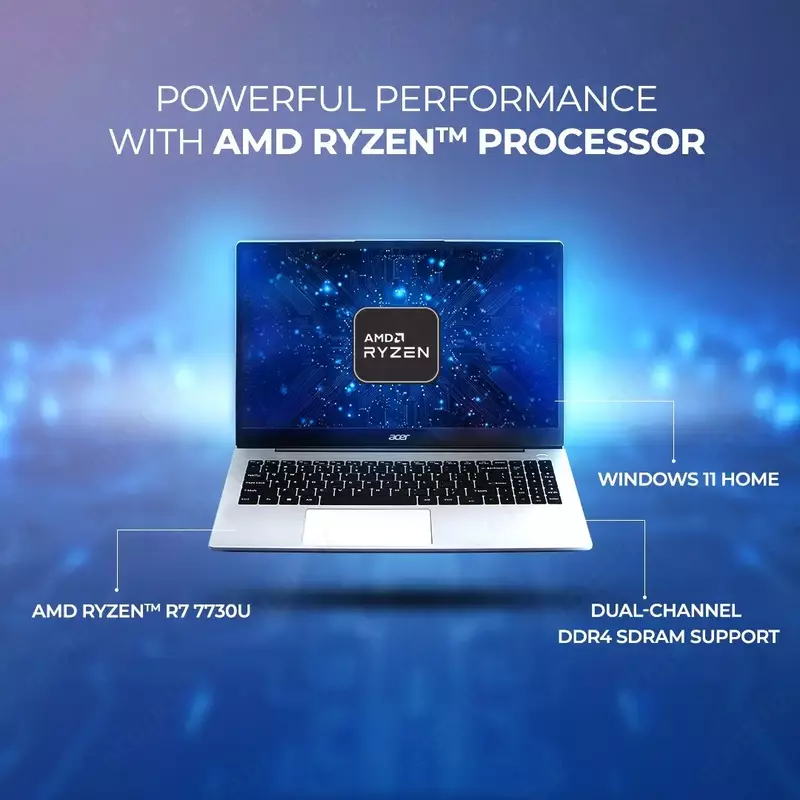 Ноутбук Acer Aspire AS15-42 на Ryzen 7 7730U