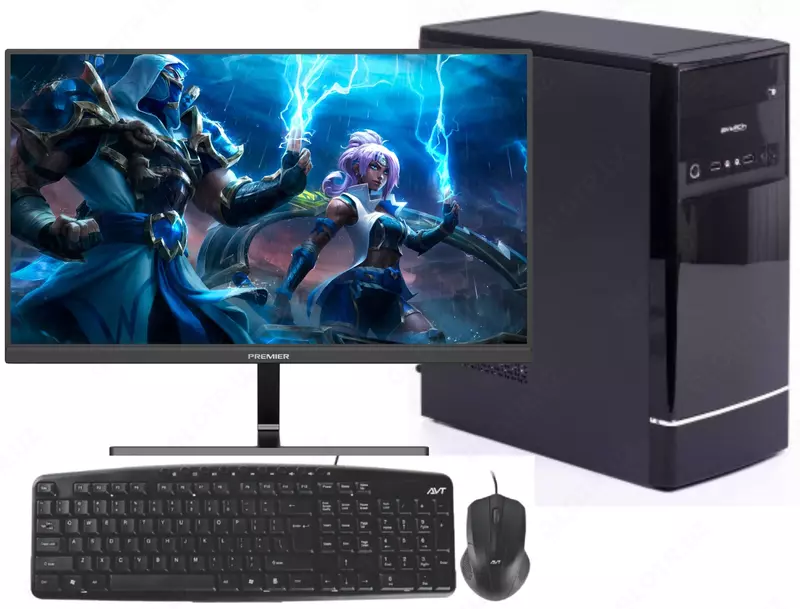 Компьютер полный комплект i5-12500 | 16gb | 512gb | монитор 24