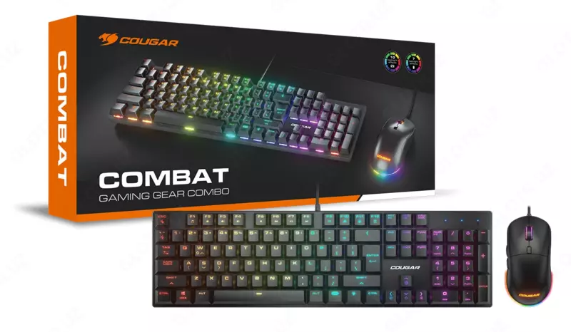 Игровой набор Cougar Combat Клавиатура и мышь