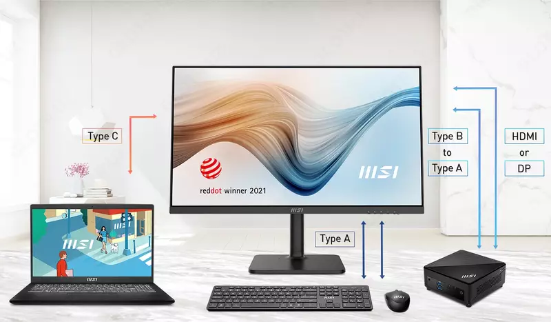 Монитор MSI Modern MD272XP 27