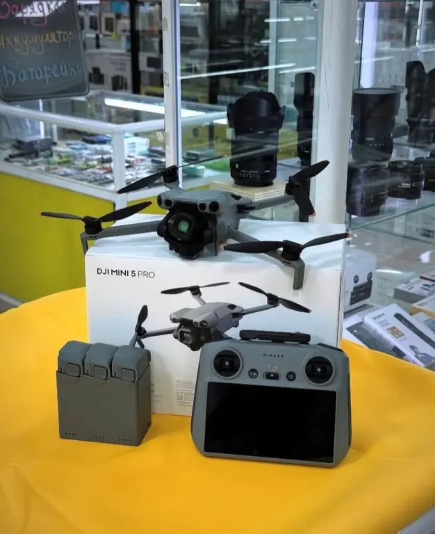 Новый DJI Mini 5 Pro Fly More Combo Plus с пультом DJI RC 2, дрон с камерой, 1-дюймовая CMOS-матрица, съемка в 4K
