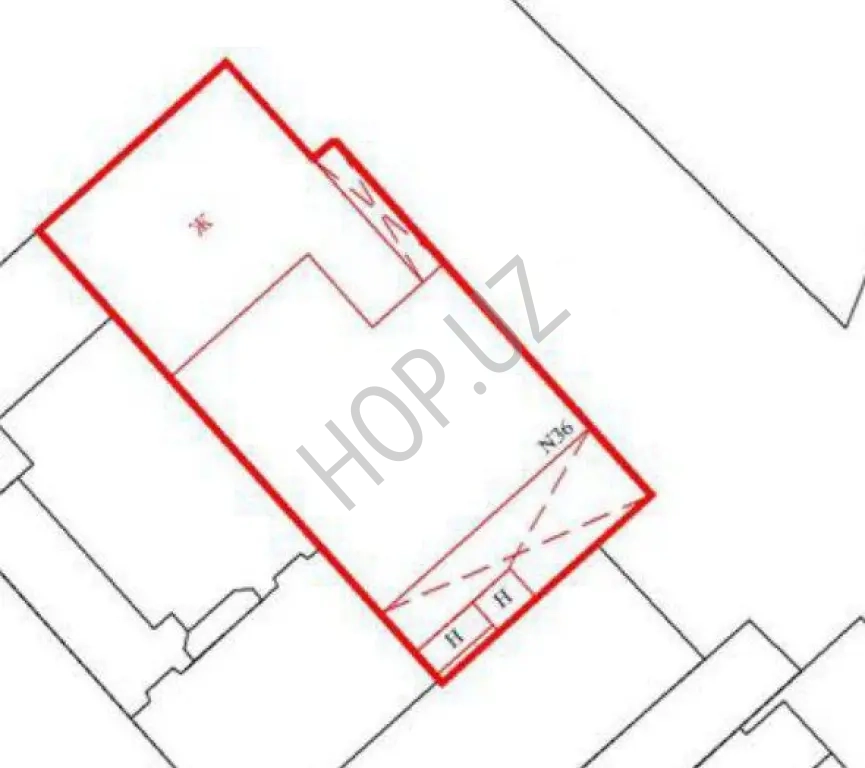 Мирзо Улугбекский район Циалковский.Площадь 7,2 соток 